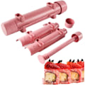 Miniatyrbillede 1 af 5: Sushi Roller Kit Sushi Bazooka Sæt Durable Camp Chef Ris Maker Maskine Form Sushi Rulle Maker Starter Sæt til Nem Sushi Madlavning Ruller