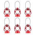 Pikkukuva 1 / 5: 6 kpl Katulamppuja Ulkovaruste Miniatyyrivalo Deko Miniatyyrivalot Keijulantern MalliPunainen3 Red 3.5X2.5X2CM