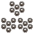 Miniatyrbilde 1 av 5: 18 stk Julekrans Serviettringer Metall Servietspenne Serviettholder Serviettsirkel