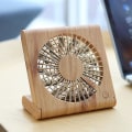 Miniatyrbild 4 av 5: Bordsfläkt för dator, Tyst USB Mini Vikbar Fläkt, Laddningsbar Bärbar Fläkt, Passar för Dator Hembibliotek Resor