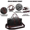 Miniatyrbilde 2 av 7: Overdimensjonert reiseveske Weekendbag Duffelbag Vintage Håndveske