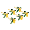 Miniatyrbillede 3 af 5: 18 stk. Citron Servietringe Servietring Borddekoration Guld