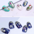 Miniatyrbilde 5 av 5: Neglekunst Flash Nail Sequenant Juledekorasjon