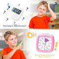 Miniatyrbillede 4 af 4: 60 Minutters Visuel Timer, Lydløs Studietimer til Børn og Voksne, Tidsklokker, Nedtællingstimer til Undervisning