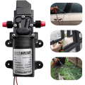 Miniatyrbillede 1 af 5: 12V DC 70W Membranpumpe Selvsugende Vandpumpe Sprøjte Elektrisk, til Have Bilvask Caravan/Båd/Marine Båd RV Camper