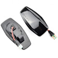 Miniatyrbillede 3 af 5: LED-sidemarkeringslysindikator Dynamisk blinklysmontering Passer til I10 / - Sort