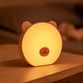 Miniatyrbild 3 av 5: Small Bear LED Night Light Touch Sensor LED Lamp Three-Level Color Temperature Bedroom Bedside Lamp Children's Gift, Grey