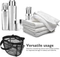 Miniatyrbillede 3 af 6: Mesh Rejse Toilettaske med Dobbelte Håndtag, Polyester