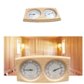 Miniatyrbild 1 av 4: Trätermometer hygrometer bastu tillbehör dubbelmätare hygrometer bastu utrustning