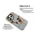 Miniatyrbilde 3 av 5: Vintage rust-look telefondeksel, rustent imitasjonsdeksel til iPhone 16/15/14 (blank finish apple14plus)