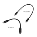 Miniatyrbillede 5 af 5: USBC til USBC Kabel Type C til Type C Hurtigopladning Lige / Ret Vinkel