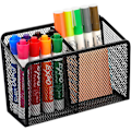 Miniatyrbillede 1 af 5: Magnetisk Penneholder, Mesh Blyantsholder til Skrivebordsopbevaring Kurv Organizer Markørholder - 2 Kurve