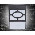 Miniatyrbillede 3 af 4: Retro Solcelle Væglampe LED Panel Solcellelys Vægbelysning Regntæt Udendørs Væglampe, Varmt Lys