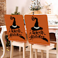 Miniatyrbild 5 av 5: Stolsöverdrag, Halloween Spökhus Stolsöverdrag, Stolsöverdrag för Matrum 8-pack, Sittdynor för Matstolar