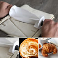 Miniatyrbillede 4 af 5: 1 Stykke Croissant Kavelrulle Non-Stick Kagedej Rulle DIY Bageudstyr
