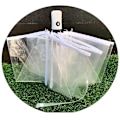 Miniatyrbillede 5 af 5: Automatisk Åbne Lukke Transparent Foldbar Paraply Automatisk Paraply 8 Ribber Paraply - Perfekt