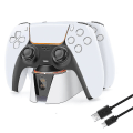 Miniatyrbillede 1 af 4: Dobbelt Hurtiglader Kompatibel Med PS5 Controller, Gamepad Controller Opladningsdockningsstation