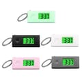 5 Pcs Keychain Watches, Portable Digital Clocks with Luminous Function, 5.60X2.30X2.10CM