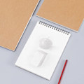 Miniatyrbillede 7 af 7: Pakke A5 A4 Skitseblok Hårdt Omslag A4 A5 Spiralbundet Hardback Tegneplade 160g-Xin