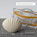 Miniatyrbillede 1 af 6: Lysformer Lys Stearinlys DIY Støbeforme i Silikoneform yke yke5505 stort skall YKE5505 stort skal
