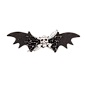 Miniatyrbillede 1 af 5: 2 stk. Hodeskalle Bat Hårklemmer Kantklemme Hårspænde Passer Til Cosplay Party Hallowmas til Halloween Hårspænder Kostume Hårtilbehør