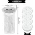 Miniatyrbillede 3 af 5: 4 stk. Nylon IBC-filter, IBC-tankfilter Nylonlågfilter, Regnvandsfilter, Vaskbart Nylonlågfilter, Erstatningsfilter til IBC-regnvandstank,