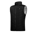 Miniatyrbilde 2 av 5: Elektrisk Oppladbar Lett Varm Vest for Kvinner 3XL Svart black 3XL