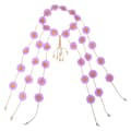 Bohemian Blommig Tofspannband Lila