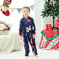 Miniatyrbilde 4 av 5: Familie-pyjamas i ett stykke for foreldre og barn, julepyjamas, vår og høst, hjemmeklesplagg for kvinner l women