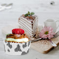 Miniatyrbillede 5 af 5: 200 stk. Ko Dyre Papirforme Muffinsforme Ko Dyre Muffins Papir Bageforme til Bryllup Bondegård Fødselsdagstema