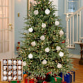 Miniatyrbilde 2 av 5: Julekuler Ornamenter til Juletreet, 16 stk. Knusefrie Juletrpynt, Hengekuler Multifarget Julekuler Ornamentsett Fo