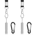 2-pack Emergency Whistles Lifeguard Safety Whistle with Lanyard