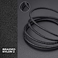 Pikkukuva 3 / 6: 2 kpl 3 m micro-USB musta kaapeli