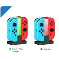 Miniatyrbild 2 av 5: Kontrollerråddare Kompatibel med Nintendo Switch Modell Laddningsdockningsstation Laddningsstation för Switch med USB Typ-C Svart