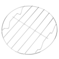 Miniatyrbilde 2 av 2: 1 stk Kjøkken Rustfritt Stål Dampstativ Oppbevaringsstativ Heavy Duty Mat Stativ For Hjem (21x4.8 Sølv)Sølv21*21CM Silver 21*21CM