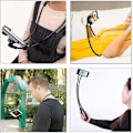 Miniatyrbild 6 av 6: Universell mobiltelefonhållare, hängande mobiltelefonhållare för nacken, flexibelt DIY-ormstativ fritt roterbart för flera funktioner