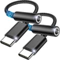 Miniatyrbilde 1 av 5: USB C til 3,5 mm hodetelefonkontaktadapter, USB Type C lydkontaktadapter med DAC, Type C til digitale lydhodetelefoner