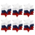 Miniatyrbilde 2 av 5: DIY Tre-stjerners dekorasjon for interiør 60 stk assorterte patriotiske stjerner