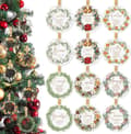 36 st julkristna hängande prydnader för kvinnor män