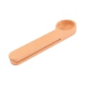Miniatyrbilde 2 av 2: 1 stk To-i-ett Trekaffeskjeer Poseforsegling Klips For Kjøkken Hjem Brun 16X4.3X1.5CM Brown 16X4.3X1.5CM