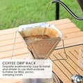 Miniatyrbillede 5 af 5: Kaffefilter, bærbart filterkon i rustfrit stål, foldbart, til rejser, vandreture, picnic, camping