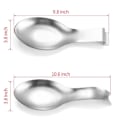 Miniatyrbild 5 av 5: 1 styck (tungsten) Rostfritt Stål Skedstöd, Skedredskapshållare, Skedstöd, Multifunktionellt Skedstöd, för Köksbänken Spishäll