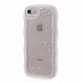 Miniatyrbillede 1 af 5: JTW-serien til iPhone 7/8/SE (2020)/SE (2022) Cover Glitterstjerner Bølget Kant TPU-beskyttelse Multicolor Style E Multicolor Style E
