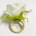 Miniatyrbillede 5 af 5: Håndlavet Blomster Servietringe Sæt af 8, Håndværk Vine Design Serviet Holder Ringe Bord Dekorationer F