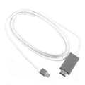 Miniatyrbillede 4 af 5: USB Type-C til HDMI 2M Kabel til Samsung Galaxy S8 G950 - Hvid