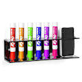 Miniatyrbillede 5 af 5: Transparent akryl penneholder med 6 huller 1 stk