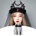 Miniatyrbild 4 av 5: Halloween Häxhatt Halloweenfest Häxhatt Cosplay Kostymtillbehör Festkläder Vikbar Häxhatt För Kvinnor Svart
