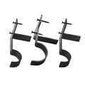 Gardinstångsfäste Gardinstångshållare SVART 3ST 3ST Svart Black 3Pcs-3Pcs