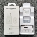 Miniatyrbillede 1 af 6: Samsung A15 A25 A35 A55 A54 A73 25W PD Oplader Superhurtig Opladningsadapter Til Galaxy S24 S23 S22 S21 S20 Note 20 Ultra 10 Plus FE White-With 3A Cable