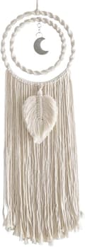 Dream Catcher with Fringes for Bedroom, Handmade Boho Dream Catcher, Wall Decor